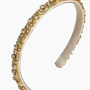 Jennifer Behr Green Embellished Headband